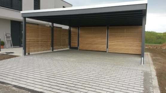 Doppelcarport modernes Design