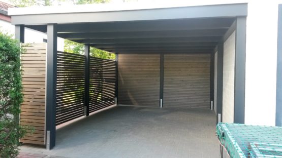 Einzelcarport Ral 7016